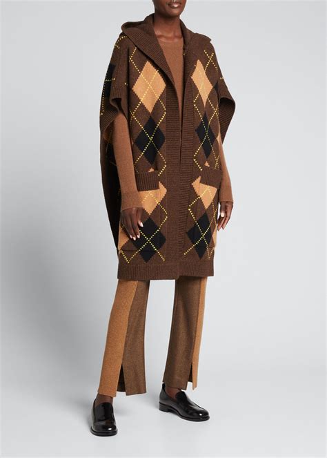 Burberry Carla Argyle Intarsia